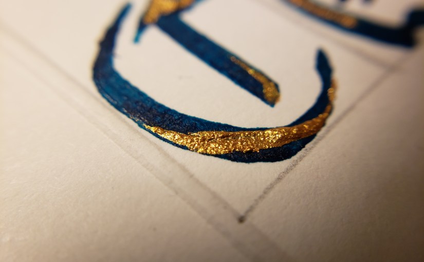 Christmas Calligraphy Cards